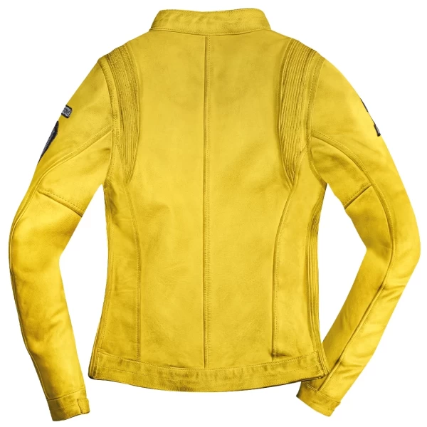 WOMAN LEATHER YELLOW JACKET 2