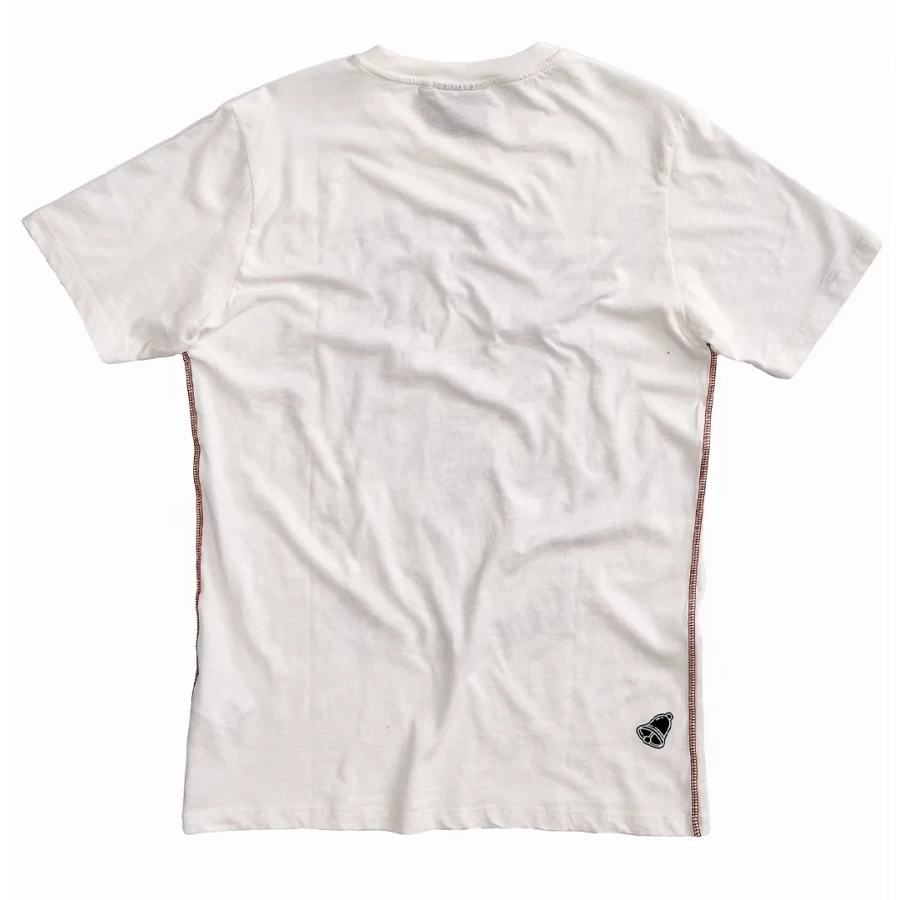Holyfreedom slub cotton T-shirt, front view with natural texture and a regular fit.