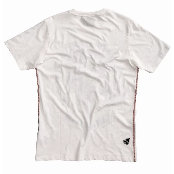 Holyfreedom slub cotton T-shirt, front view with natural texture and a regular fit.