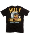 Front view of the Holyfreedom Tigertee recycled cotton T-shirt with a bold regular fit.