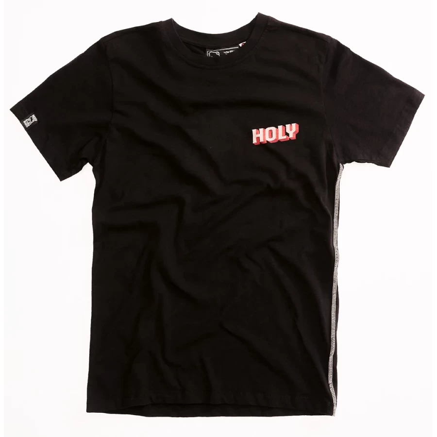 Holyfreedom CHOP slub cotton t-shirt front view with relaxed fit and vintage style.