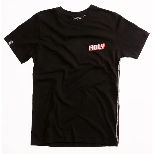 Holyfreedom CHOP slub cotton t-shirt front view with relaxed fit and vintage style.