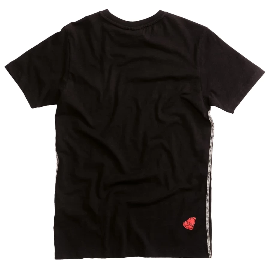 T-shirt donna Rossofuoco Holyfreedom in slub cotton, vista frontale leggera e materica.