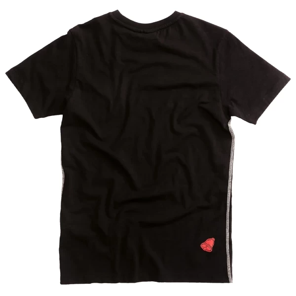 T-shirt donna Rossofuoco Holyfreedom in slub cotton, vista frontale leggera e materica.