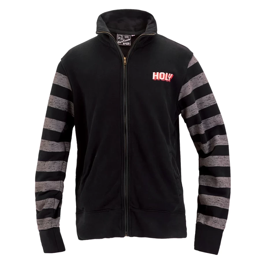 Felpa full zip Chop Holyfreedom frontale, taglio pratico e look moto vintage.