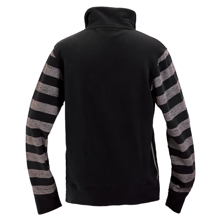 Felpa full zip Chop Holyfreedom frontale, taglio pratico e look moto vintage.