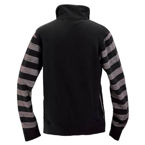 Felpa full zip Chop Holyfreedom frontale, taglio pratico e look moto vintage.