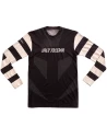 Vista frontale della Gattabuia Black, maglia tecnica manica lunga per layering moto.