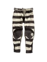 Front view of Mud Black technical off-road trousers with a clean riding fit.