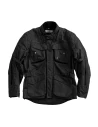 Front view of the Holyfreedom Explorer Black technical motorcycle jacket