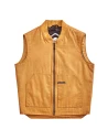 Gilet moto imbottito Worker Havana Holyfreedom, vista frontale con fit regolare e stile vintage.