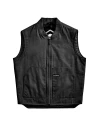 Gilet Worker Black Holyfreedom imbottito con linee essenziali e look custom.