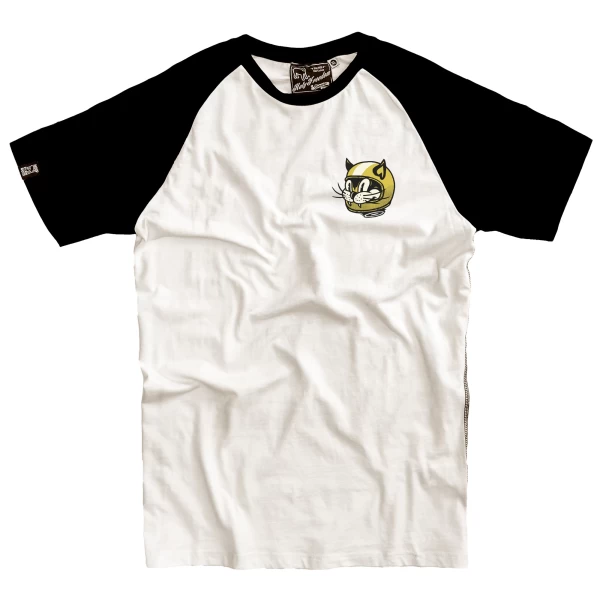 Front view della t-shirt Holyfreedom Astrocatz in cotone riciclato, grafica bold e fit comodo.
