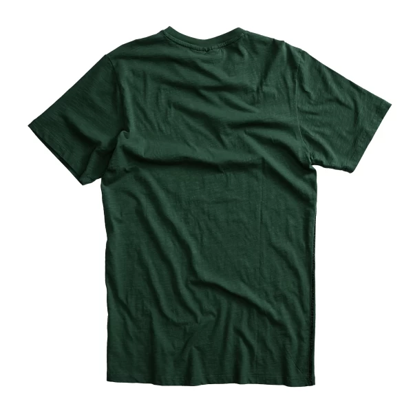Vista frontale della Holyfreedom Crew Bottle T-Shirt donna in cotone riciclato e fit essenziale. 2