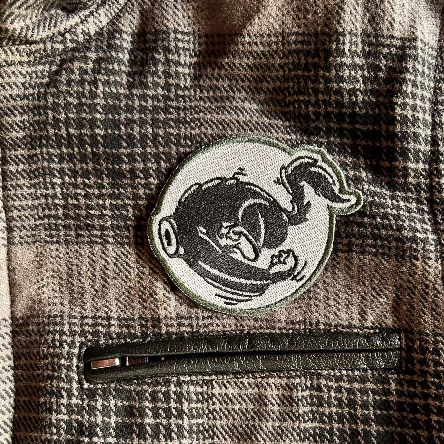 Dettaglio della Runner Patch originale, pensata per uno stile in movimento.