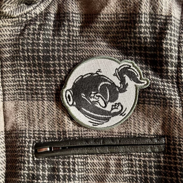 Dettaglio della Runner Patch originale, pensata per uno stile in movimento.