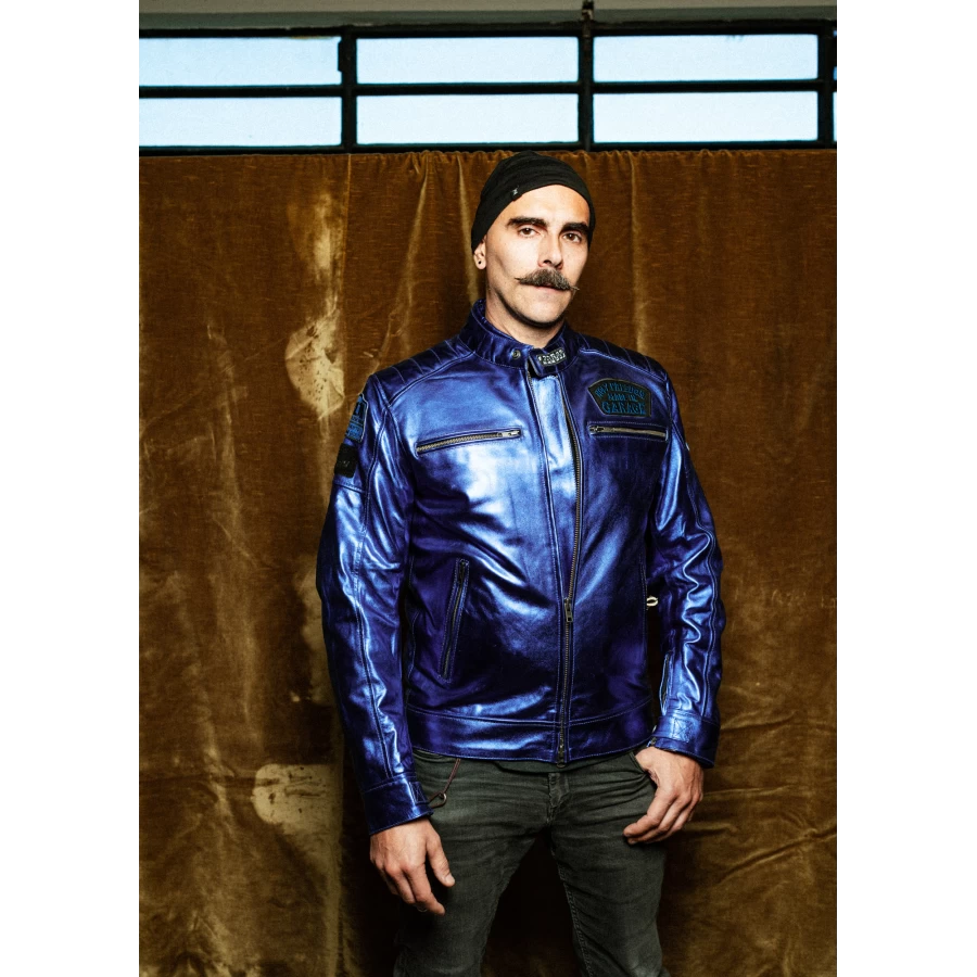 JACKET ZERO METALLIC BLUE Size M