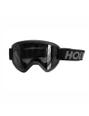 Vista frontale degli occhiali moto vintage Holyfreedom Rapina, con fit universale da casco jet.