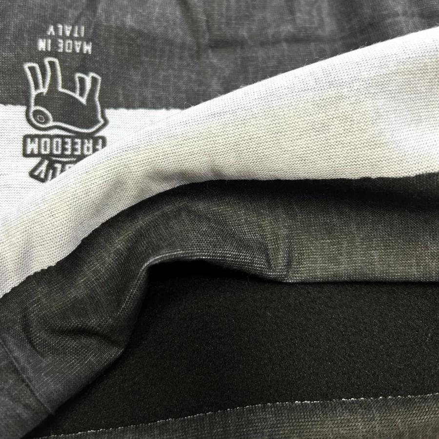Graphic detail of the Folsom artwork on a Holyfreedom accessory with custom style.