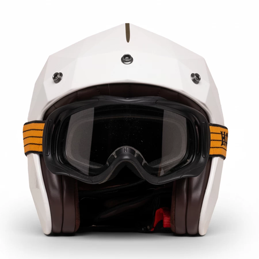 Holyfreedom Stealth glossy jet motorcycle helmet with faceted design and geodetic HF® shell.