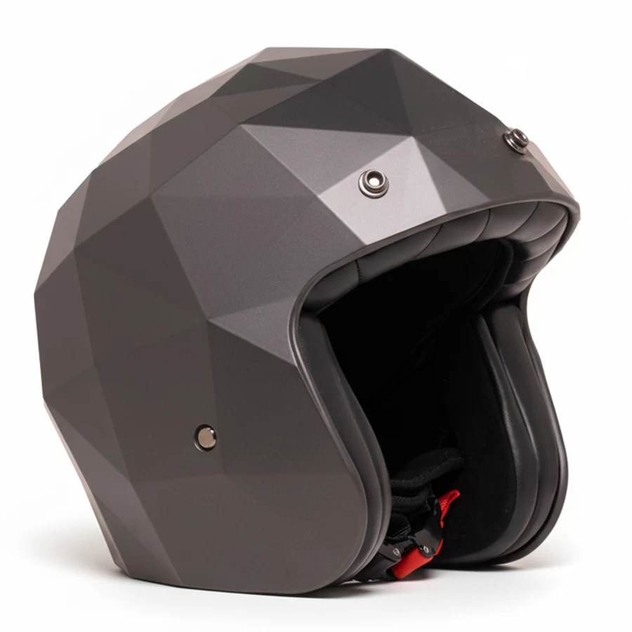 Matt finish diamond surface matte anthracite STEALTH helmet