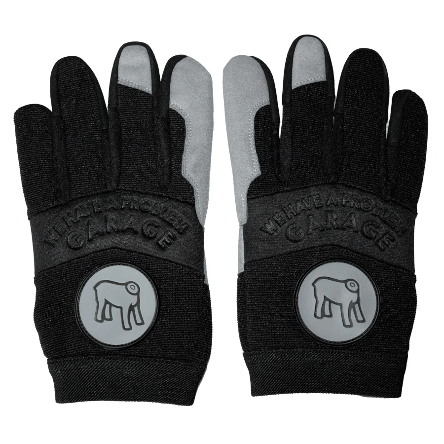 Gloves worn on a rider, bringing cafe racer attitude to city rides and weekend builds.