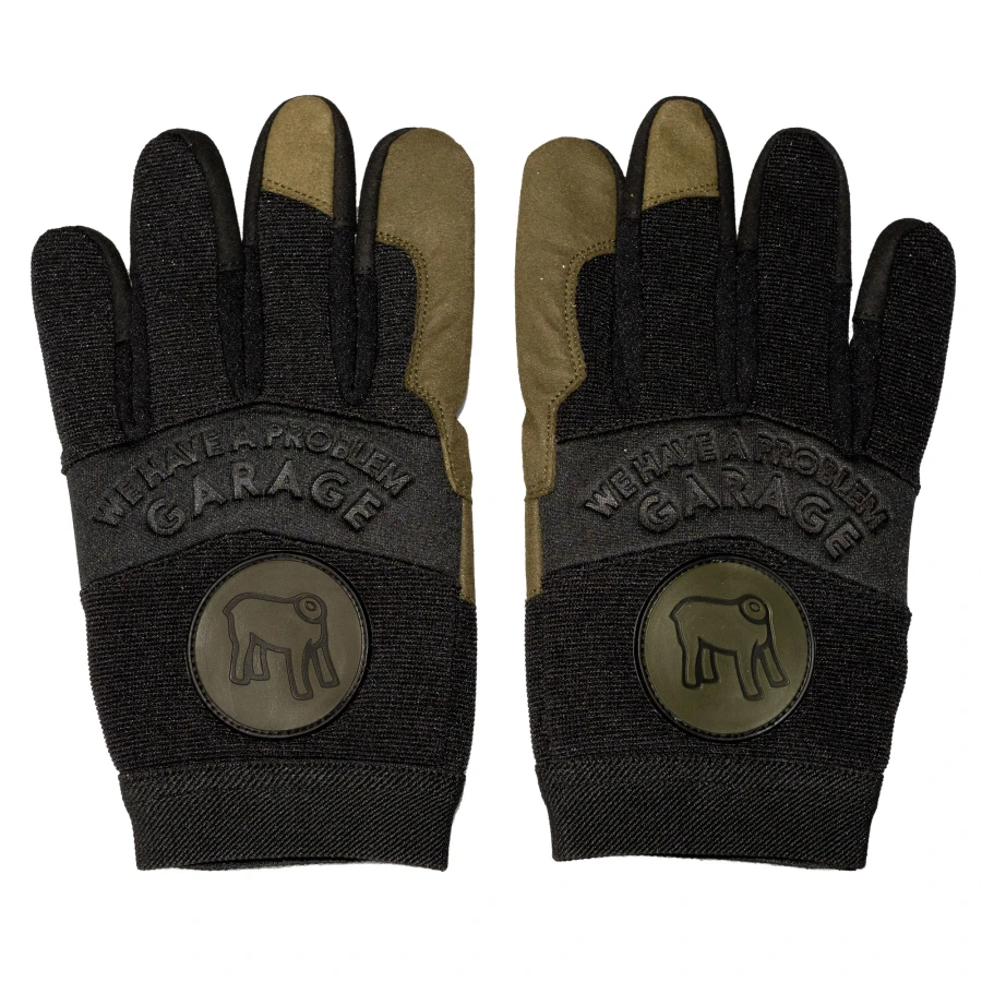 Gloves worn on a rider, bringing cafe racer attitude to city rides and weekend builds.