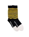 Calze moto vintage Holyfreedom Maya Sox in vista frontale, con look custom essenziale.