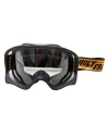 Occhiali moto vintage Snowheels Holyfreedom front view con design pulito e vestibilità universale.