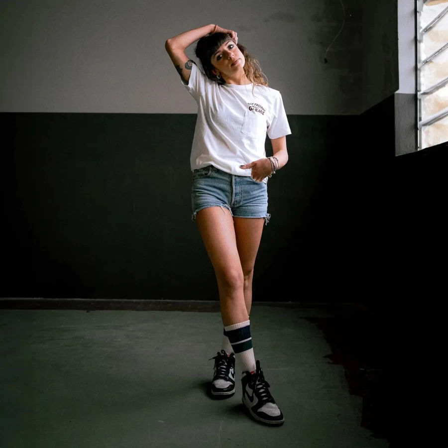 Larrybird Sox styled with a cafe racer look for a comfy fit and a rebellious outfit.