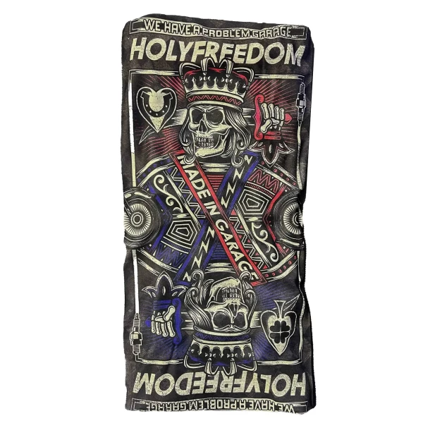 Kappa multifunctional motorcycle tube scarf by Holyfreedom, front view