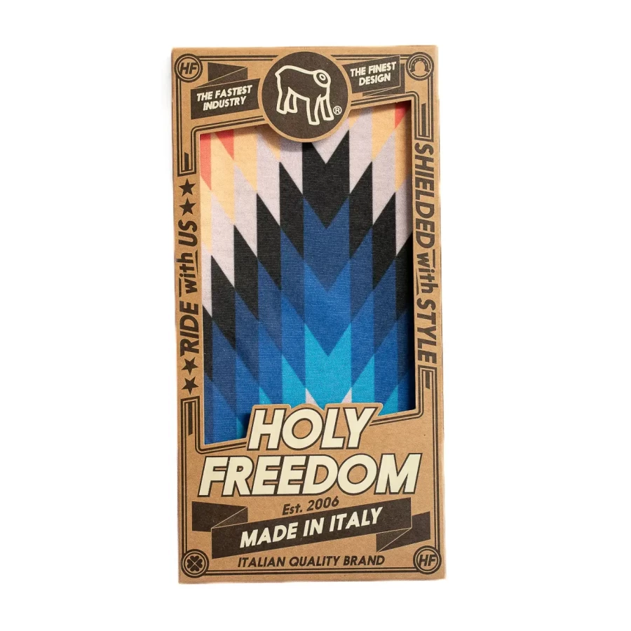 Vista frontale del tubolare moto Wild in Drykeeper® Sanitized®, leggero e facile da usare.