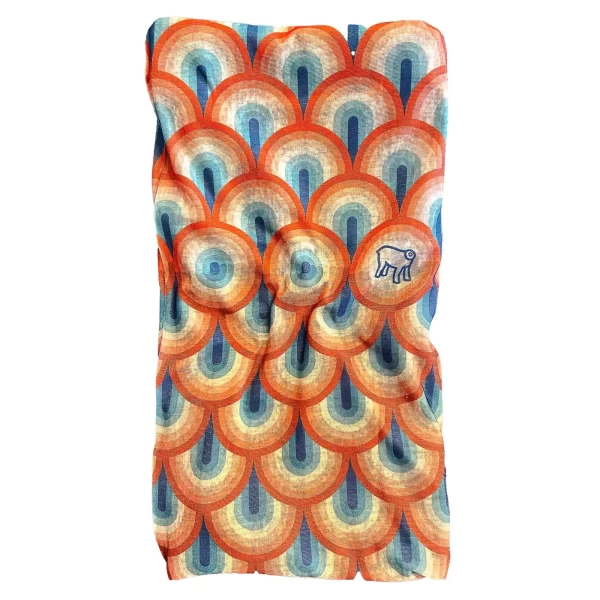 Holyfreedom Seventies multifunctional motorcycle tube scarf, front view in Drykeeper®