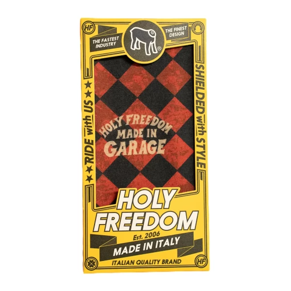 Graphic detail of Bullit Inferno with vivid colors and Holyfreedom artistic identity.
