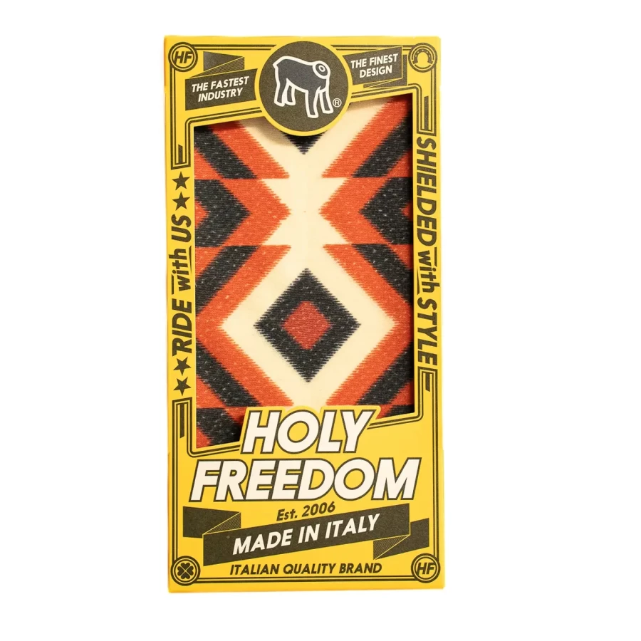 Close-up of the original Red Ciroki graphic by Holyfreedom on Drykeeper Sanitized fabric.