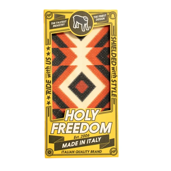 Close-up of the original Red Ciroki graphic by Holyfreedom on Drykeeper Sanitized fabric.