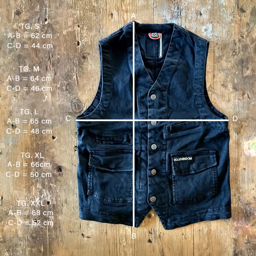 GILET GENTS BLACK