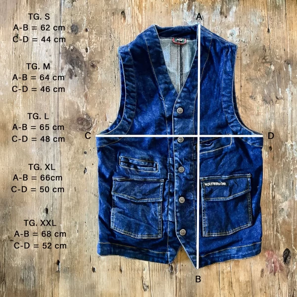 GILET GENTS JEANS