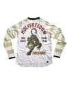 Vista frontale della Felix Dirty Jersey, maglia tecnica off-road per moto custom e trail.