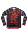 Front view of the Holyfreedom Rossofuoco jersey, a light off-road riding shirt.