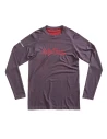 Vista frontale della Pelle Grey Holyfreedom, maglia tecnica moto a manica lunga.
