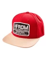 Vista frontale dell’HFRDM Cap Holyfreedom, trucker cap custom dal fit comodo.