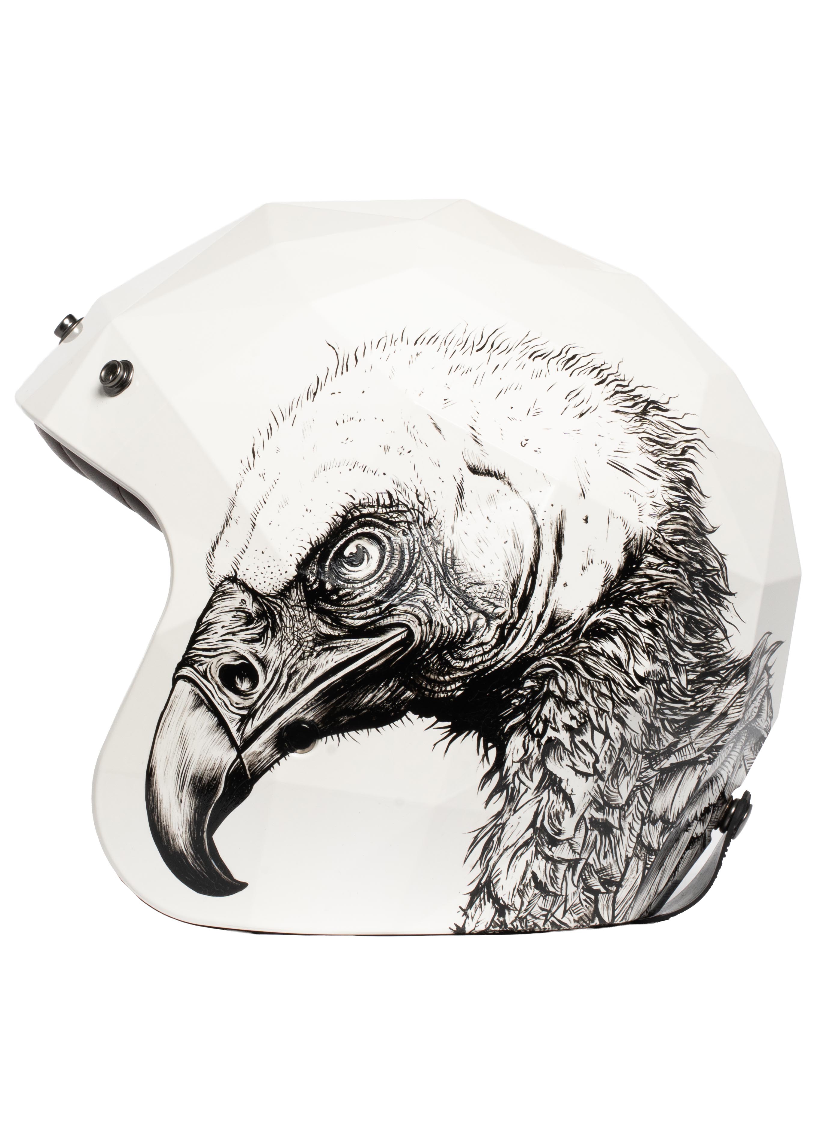 Holyfreedom Stealth Avvoltoio hand-painted helmet Size L